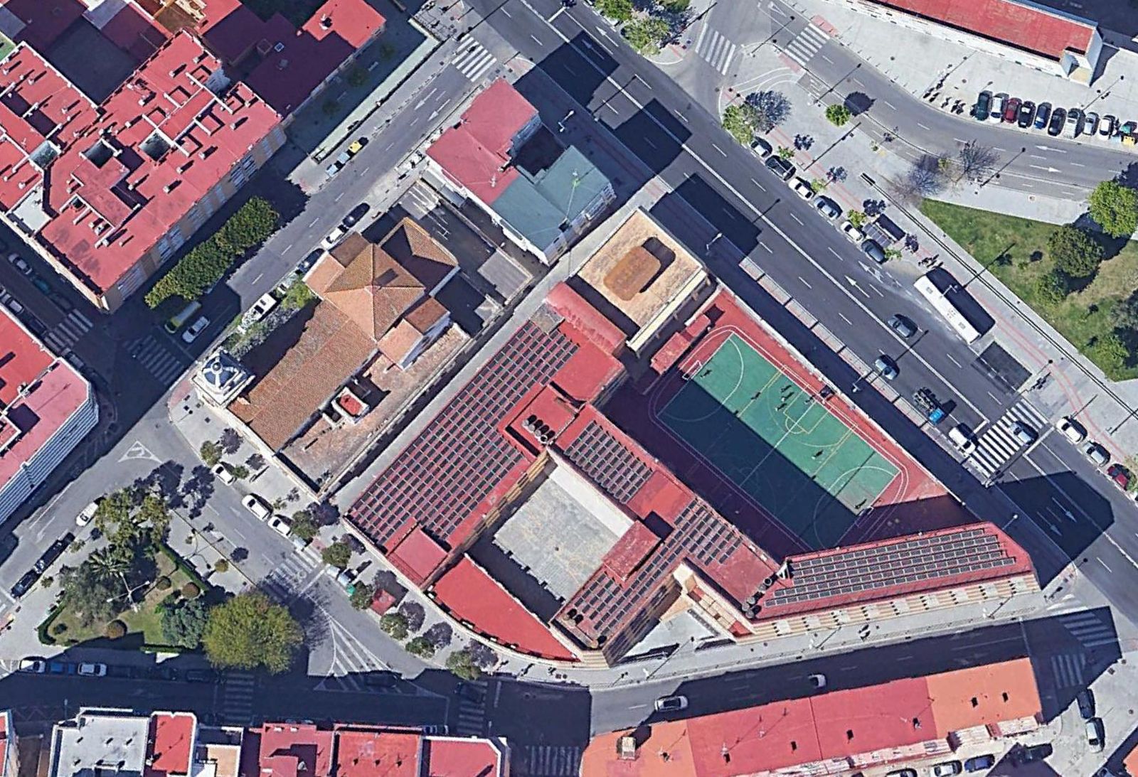 Entorno del colegio Amor de Dios