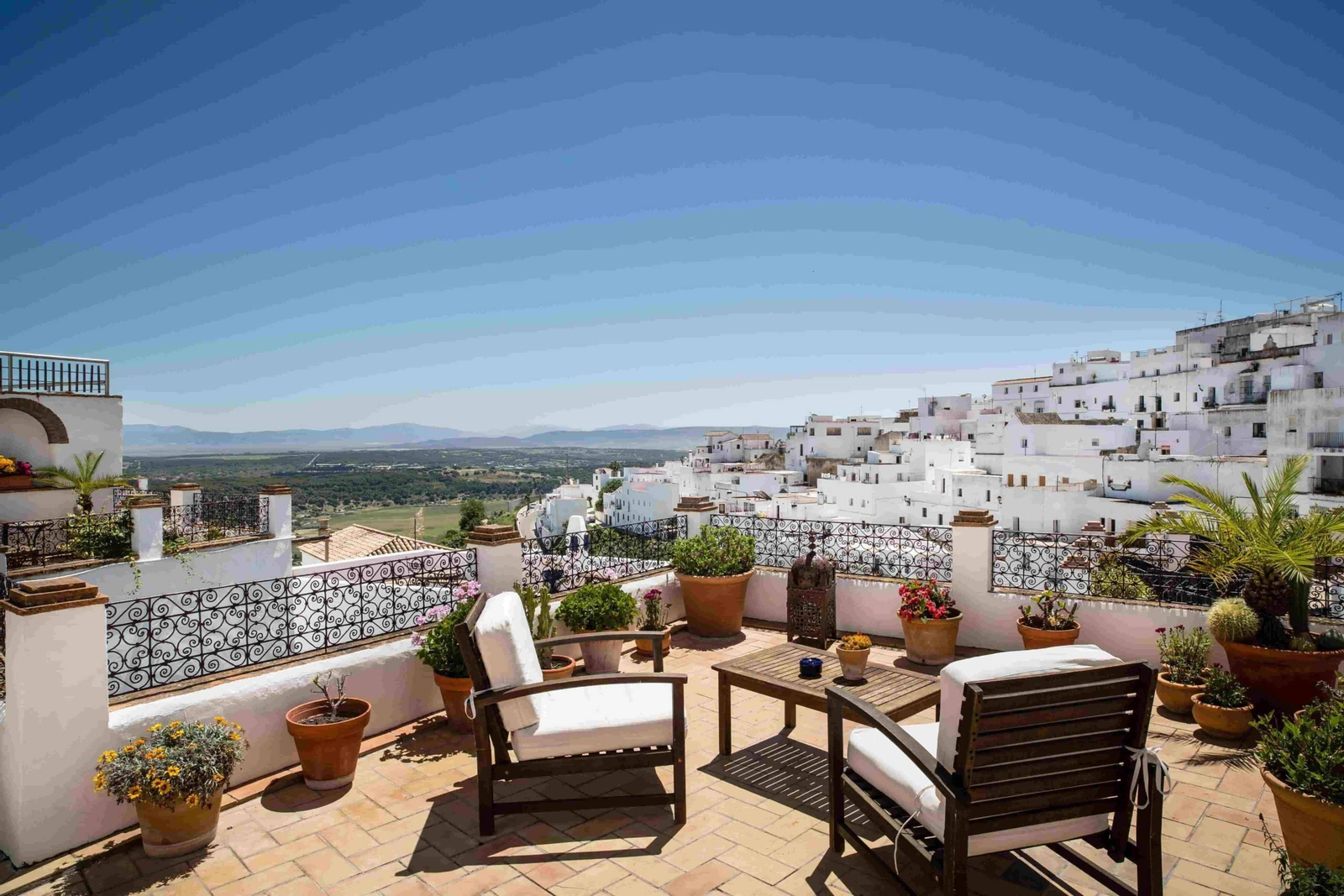 Vistas a Vejer desde La Casa del Califa Vistas a Vejer desde La Casa del Califa