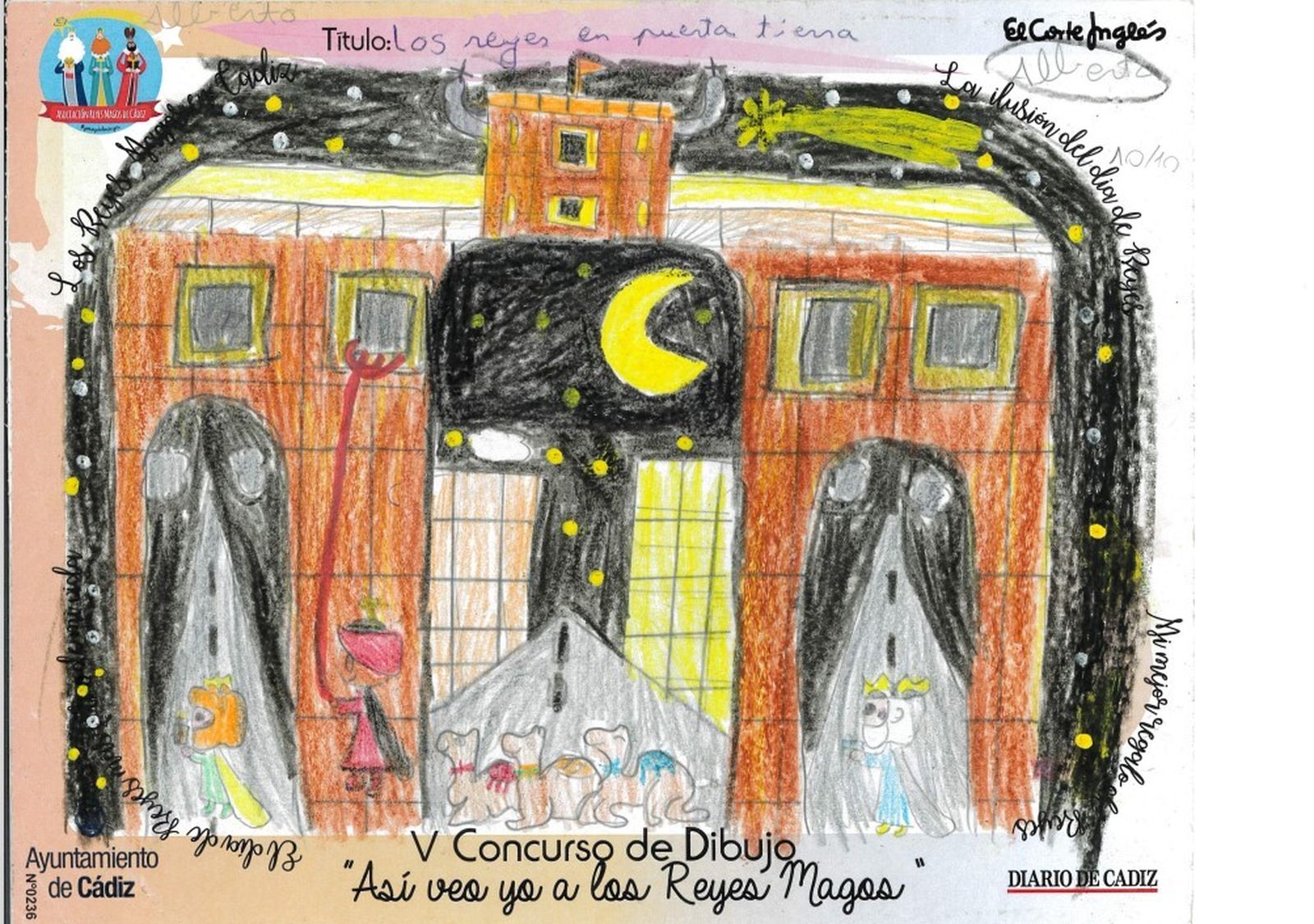 Los dibujos del concurso 'Así veo yo a los Reyes Magos'.