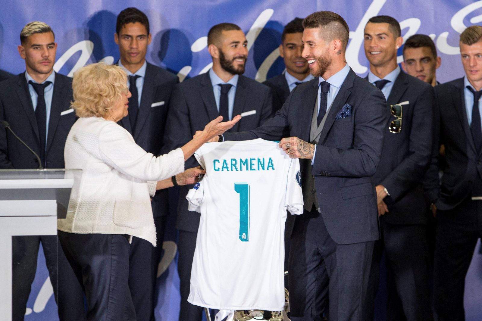 El Real Madrid celebra su decimotercera Champions