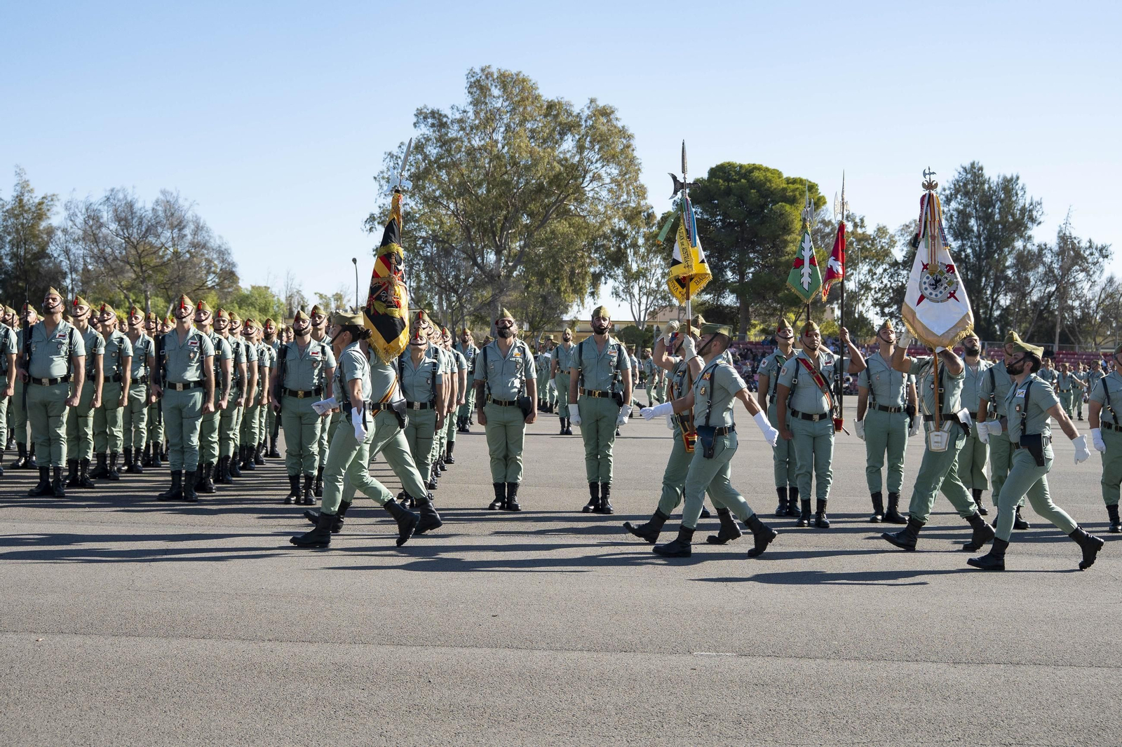 Así conmemora el día de la Inmaculada Concepción la Brigada de la Legión en Almería y despide al contingente que parte a Eslovaquia