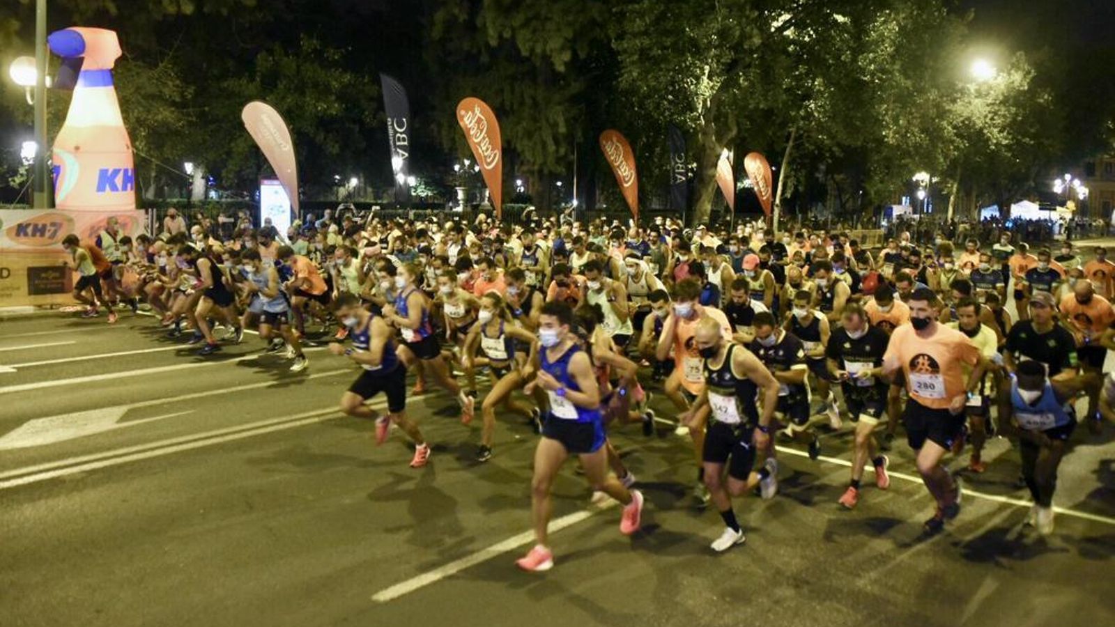 Momento de la salida.