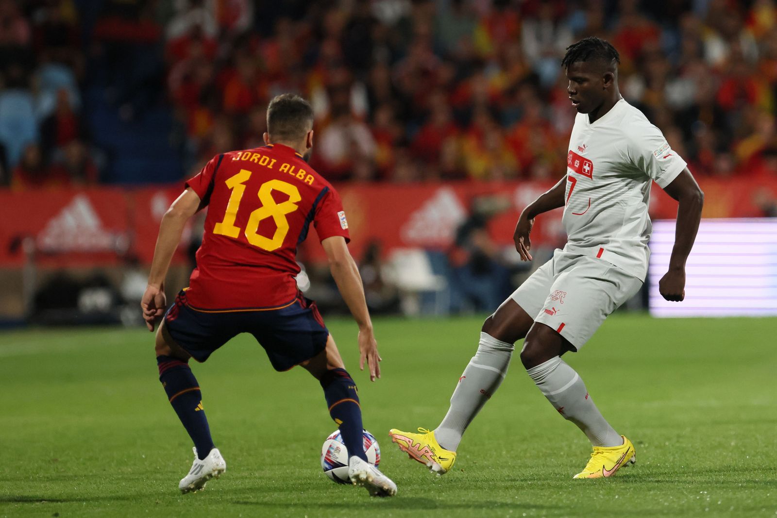 Las imágenes del España-Suiza