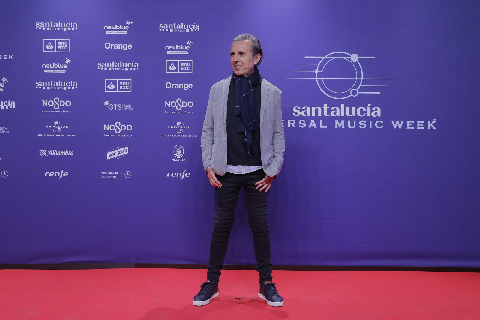 Famosos y artistas en la alfombra roja de la gala del flamenco en los 'Santalucía Universal Music Week'