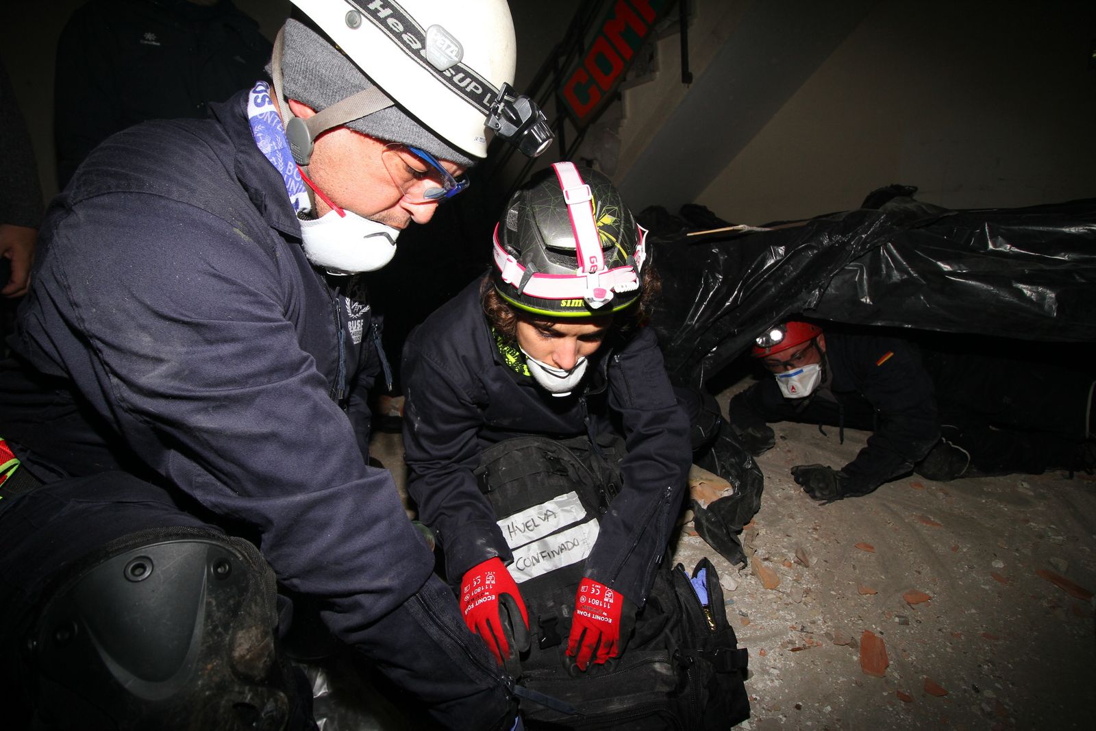 Imágenes del curso Asistencia Sanitaria en Catástrofes de Bomberos Unidos Sin Fronteras