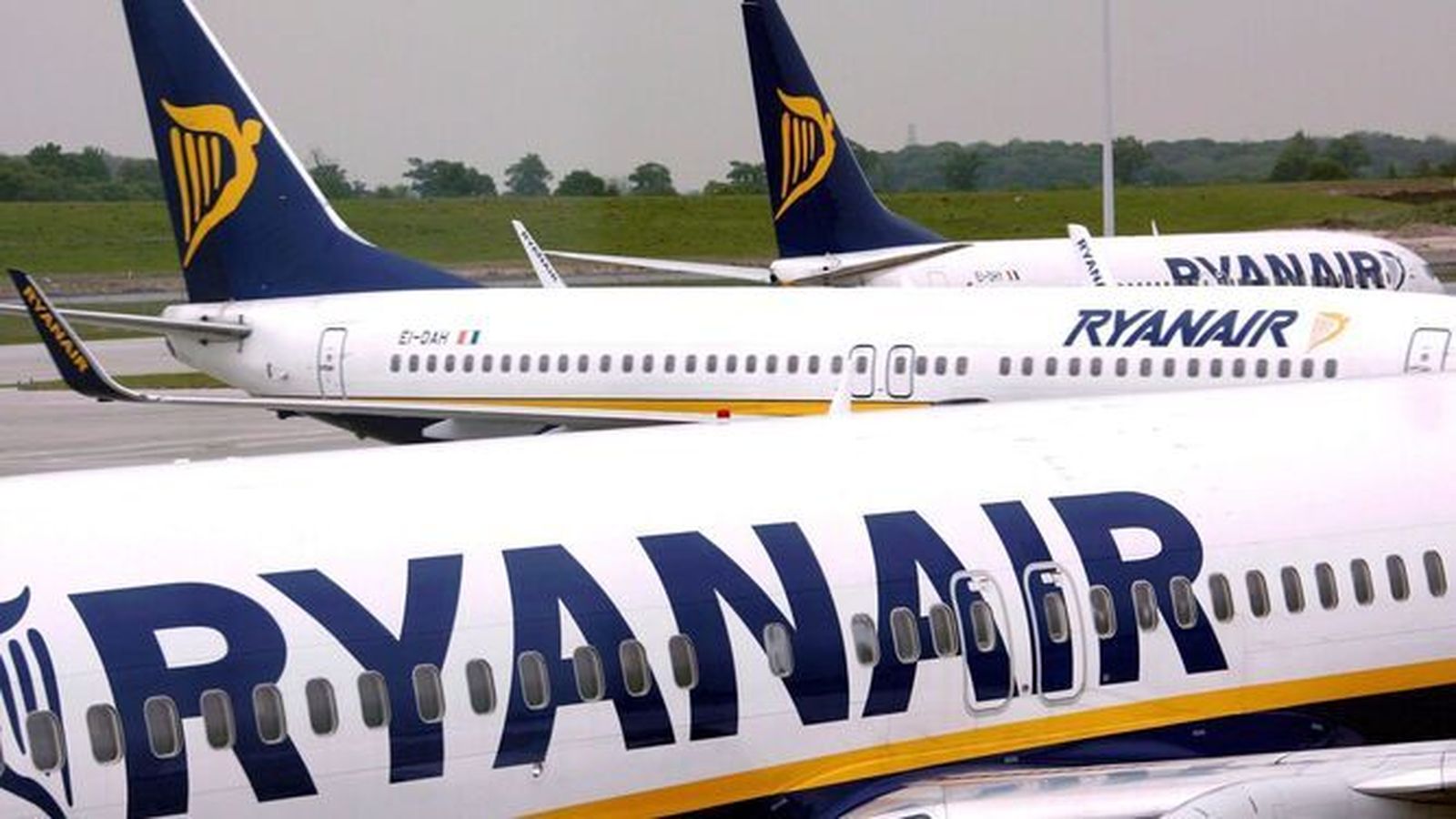 Aviones de Ryanair.