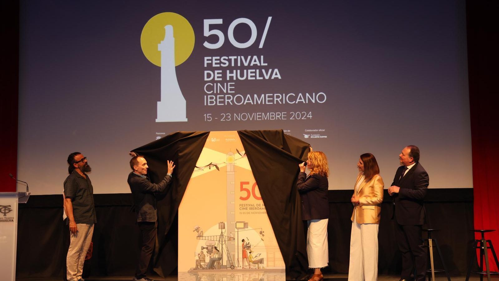 Revelación del cartel del Festival de Cine Iberoamericano de Huelva.