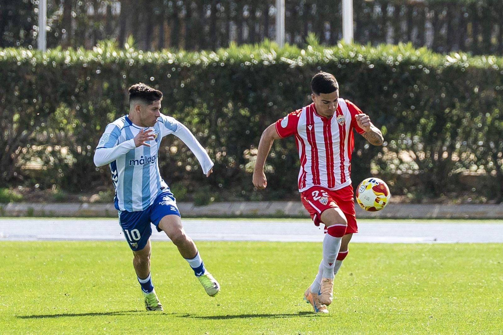 Las imágenes del Almería B y Atlético Malagueño en el Anexo de los Juegos Mediterráneos