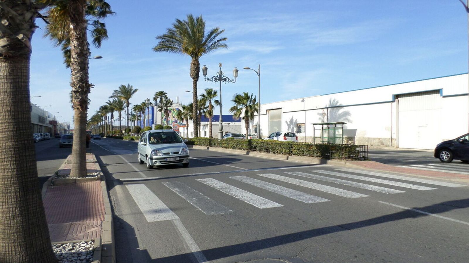 Vista de la carretera de El Parador, donde se produjo el accidente mortal