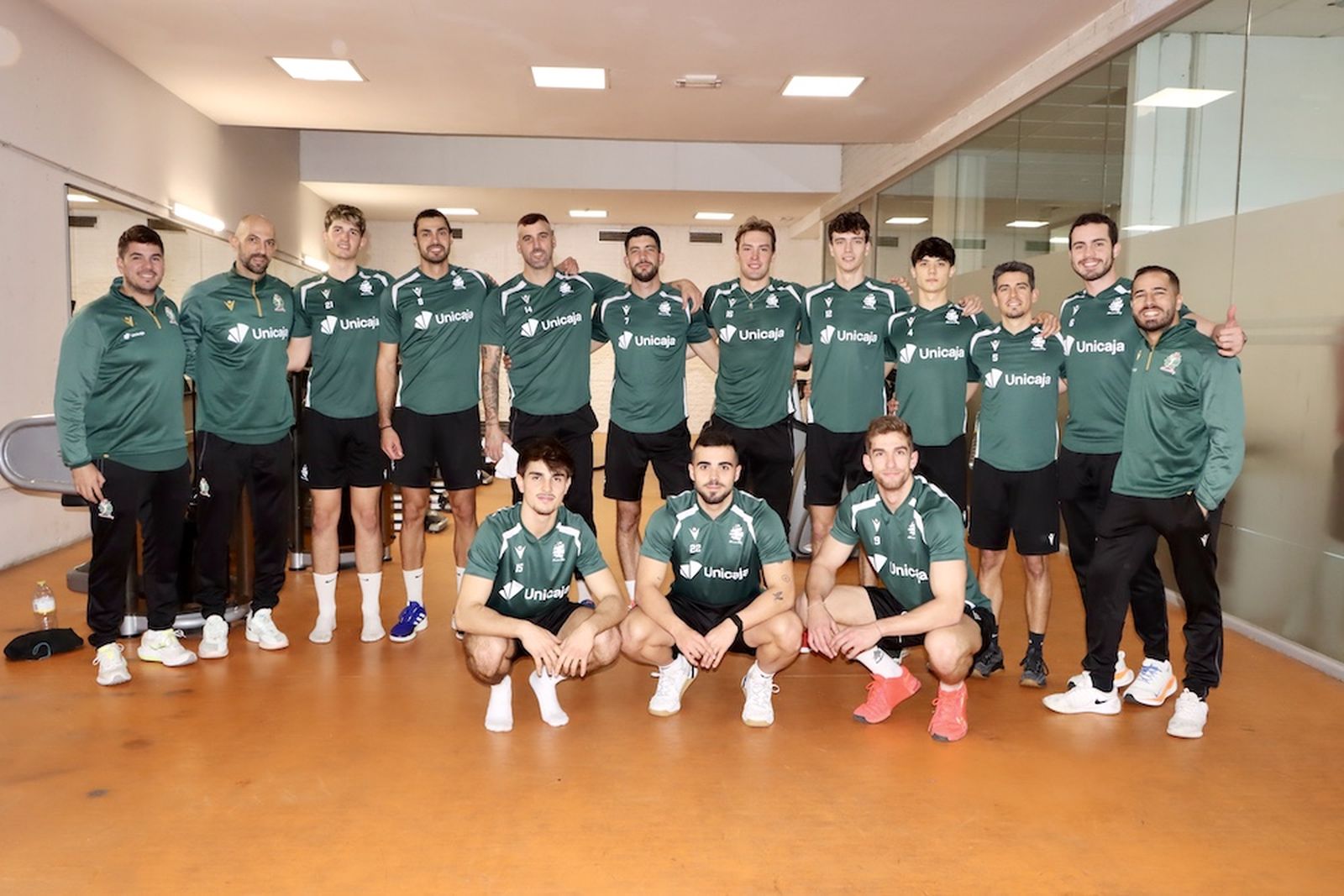 La única ausencia en la vuelta al trabajo ha sido la de Jesús Ríos, lesionado