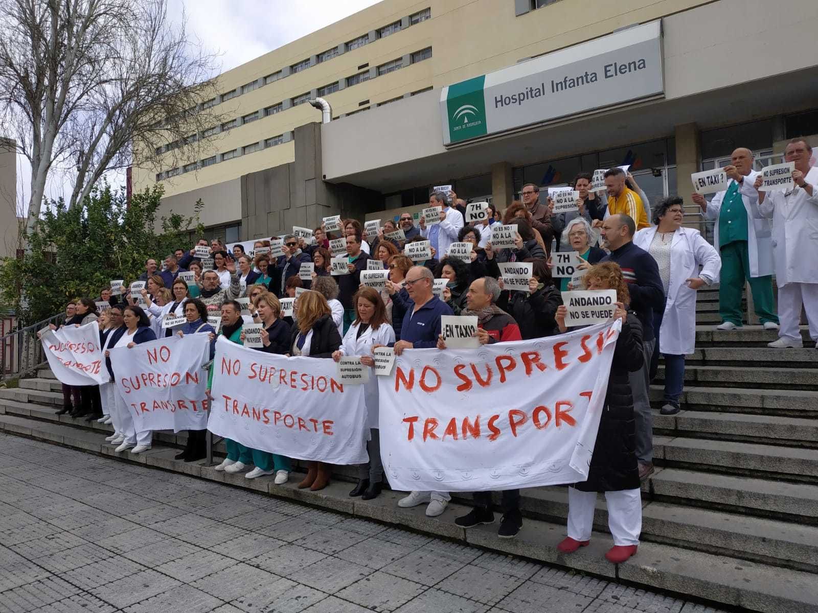 Última concentración hasta la fecha de empleados del Infanta.