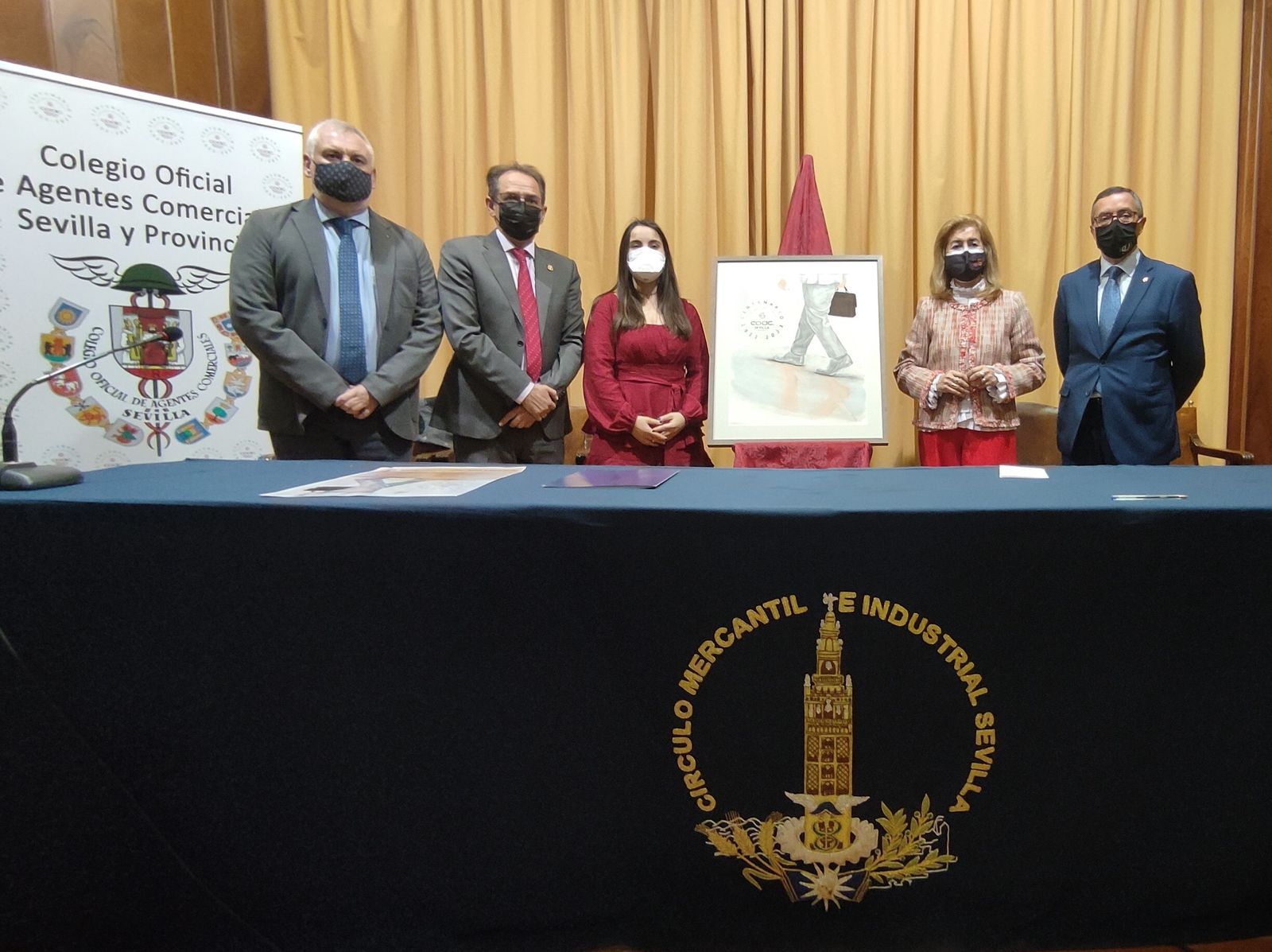 Presentación de los actos del centenario del Colegio de Agentes Comerciales de Sevilla.