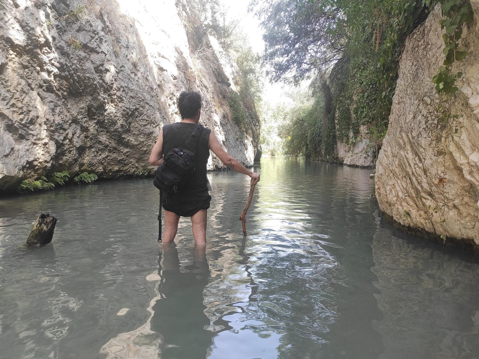 Ruta senderista y por el agua en Los Cañones de Río Frío de Jaén