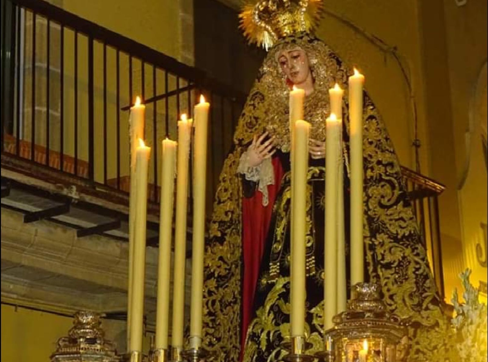 La Virgen del Buen Fin salió a las calles de Jerez.