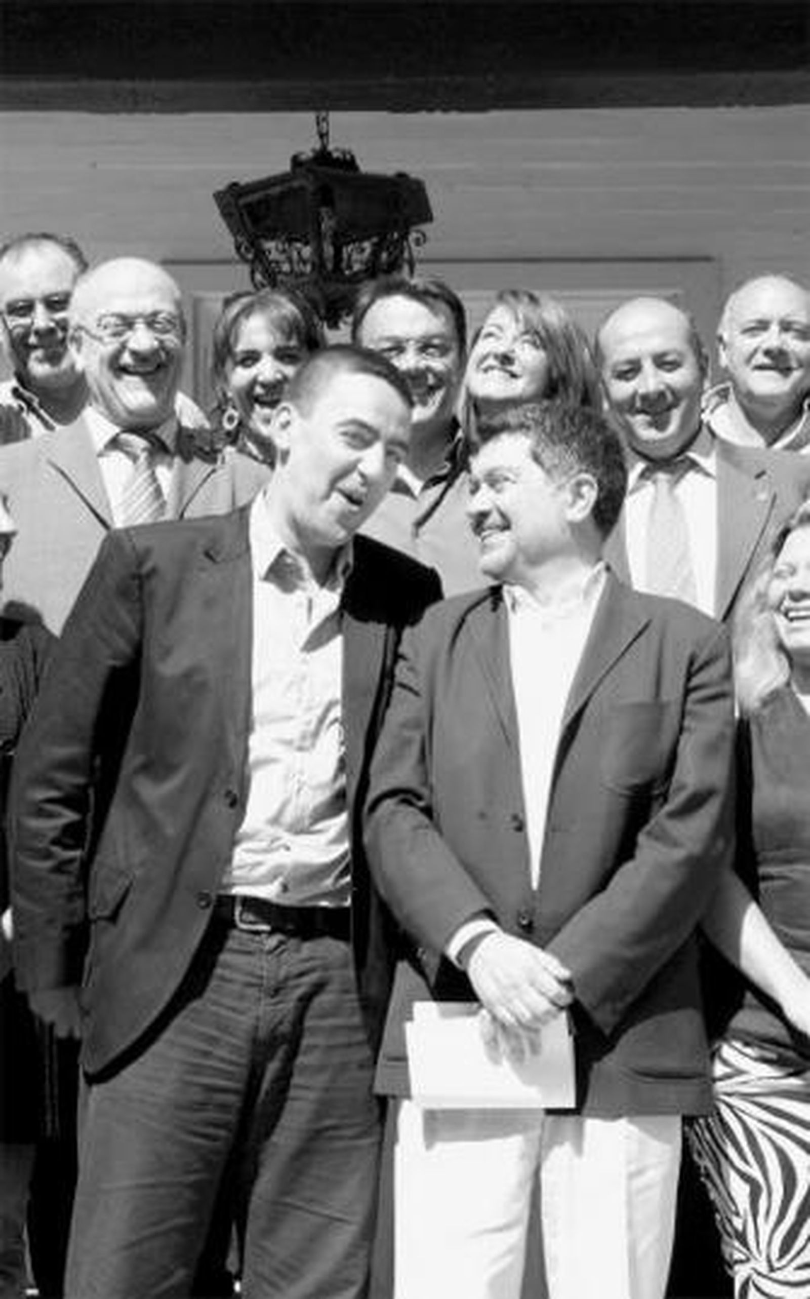 Los dos protagonistas del revelo, Jiménez y Barrero.