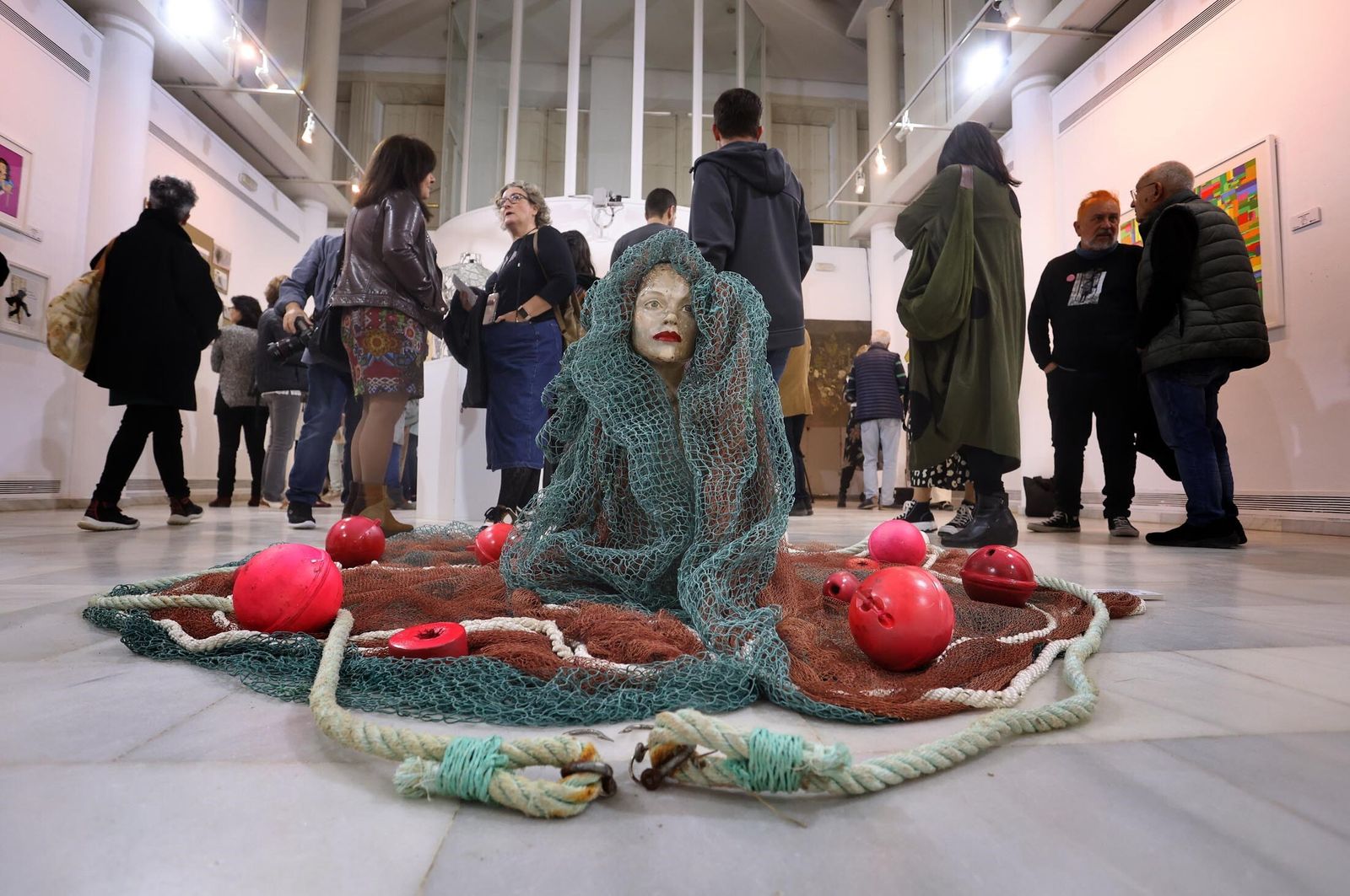 Mujeres artistas de Huelva rinden homenaje a las mujeres del mundo a través del arte