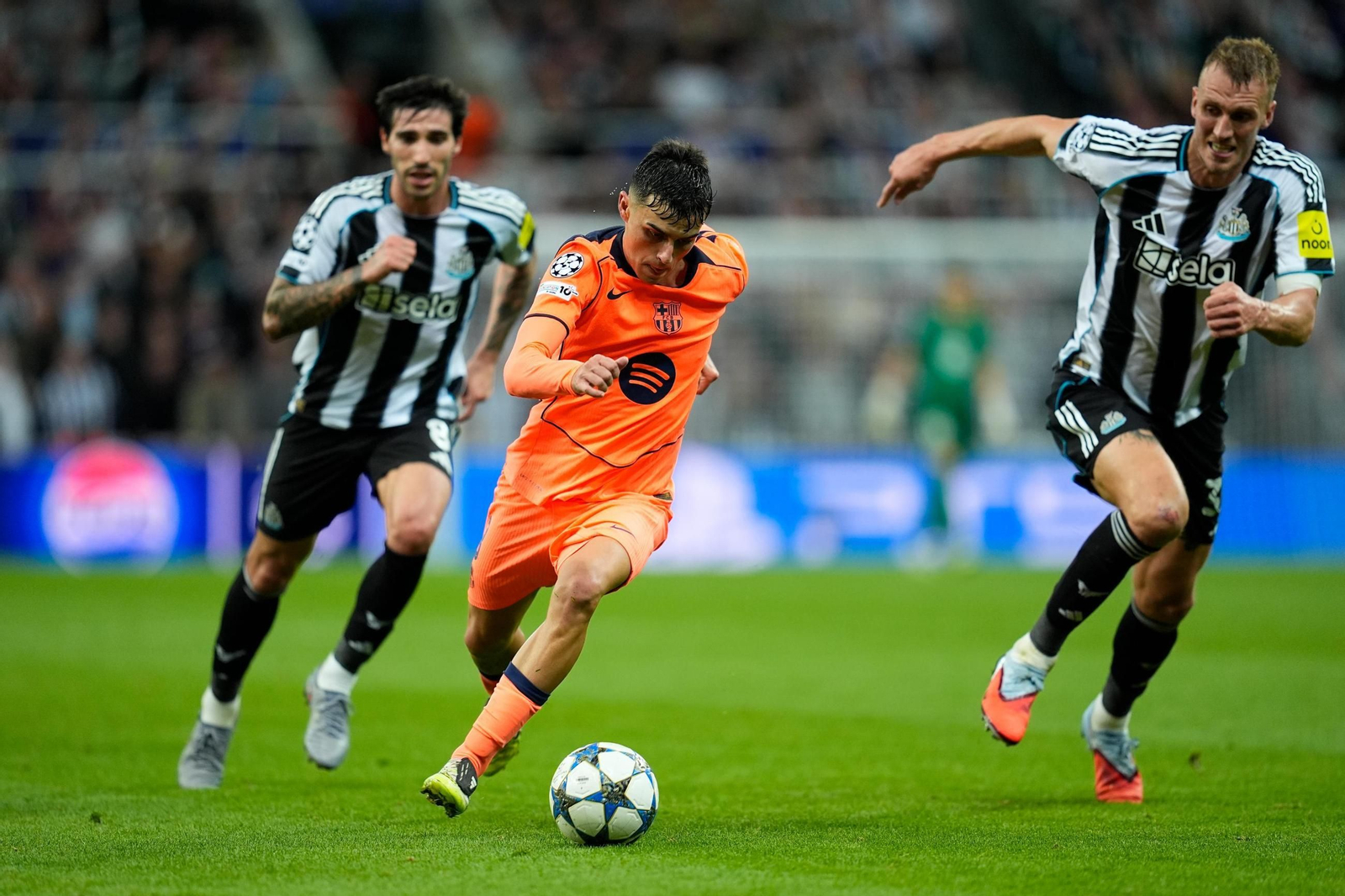 Las fotos del Newcastle-Barcelona