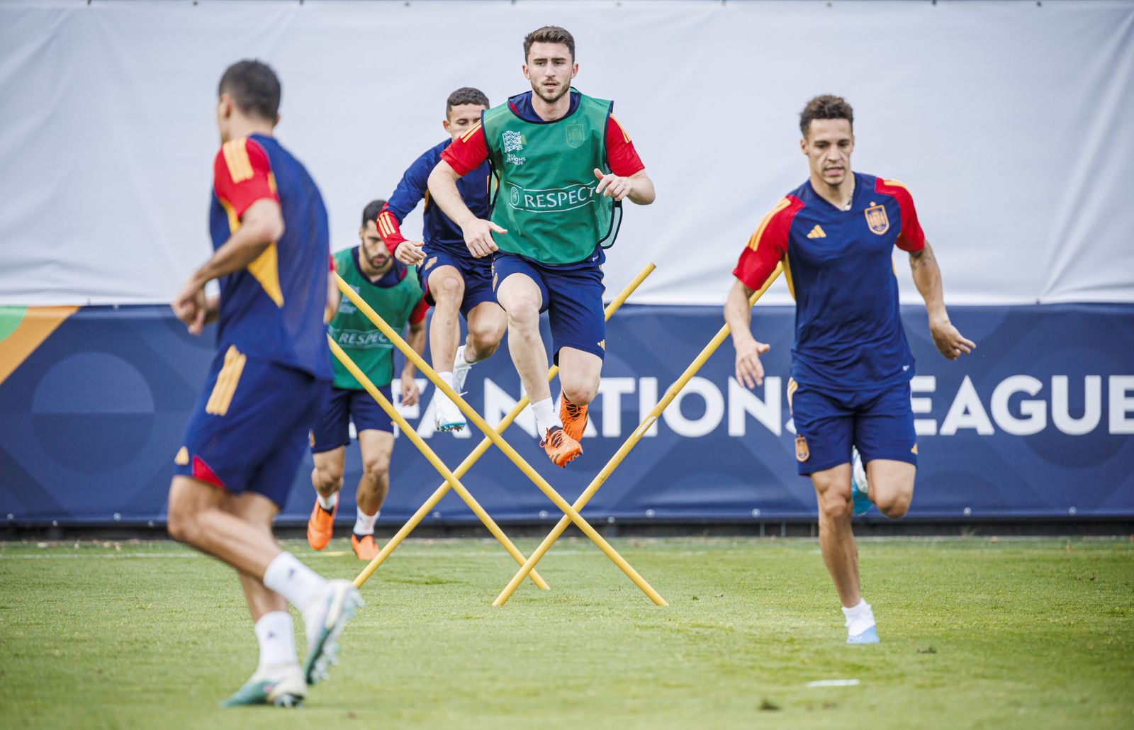 Las fotos de la selección antes de la final de la Liga de Naciones