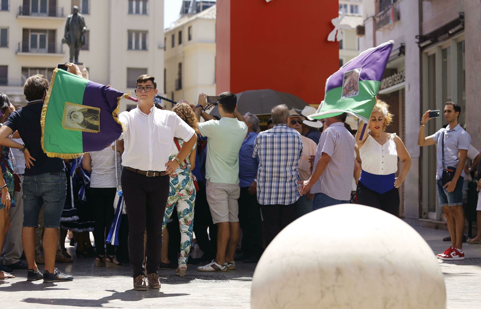 Fotos del último día de Feria de Málaga en el centro