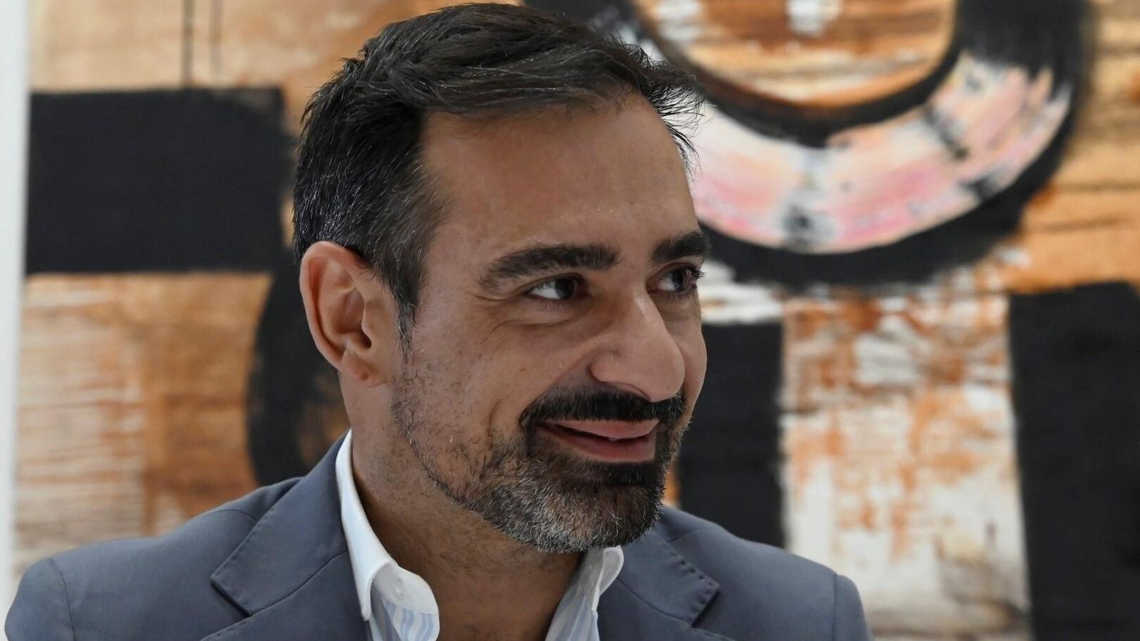 Félix Romero, en un momento de la entrevista.