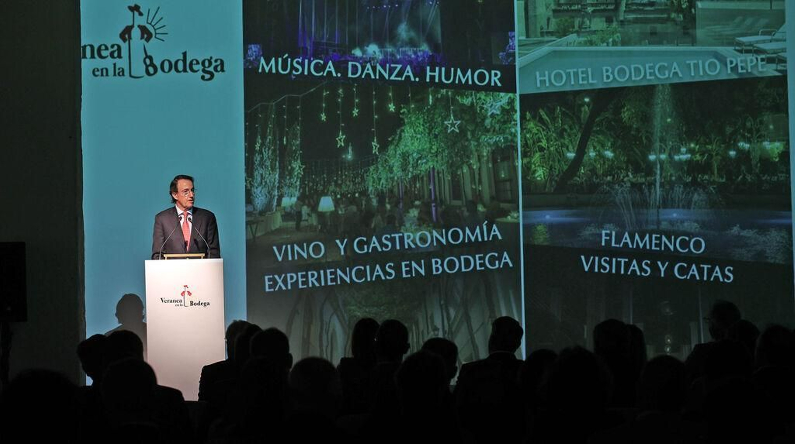 Un momento de la presentación del ciclo, el pasado mes de abril, en González Byass. Un momento de la presentación del ciclo, el pasado mes de abril, en González Byass.