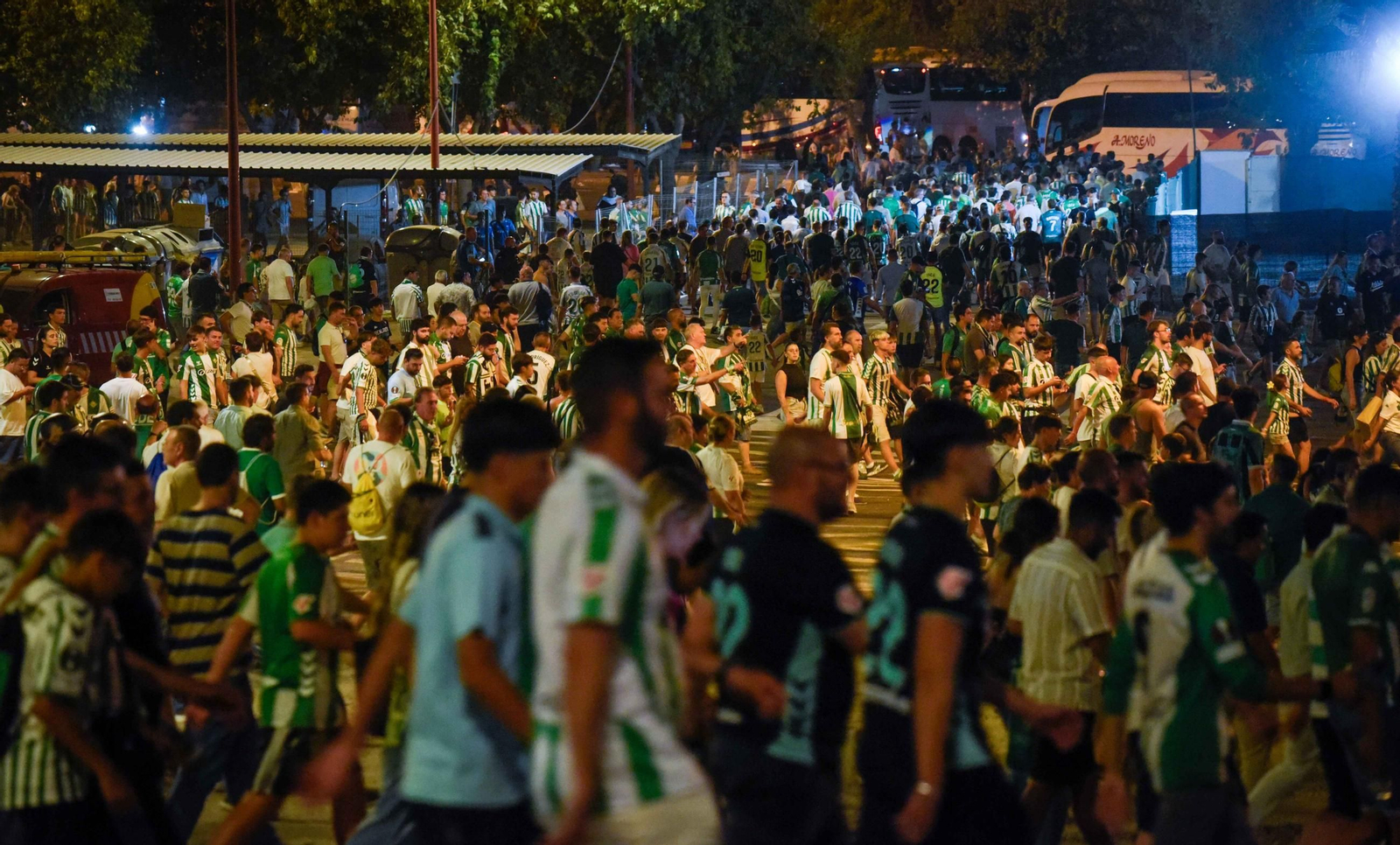 La afición del Betis en su primer partido en la Cartuja