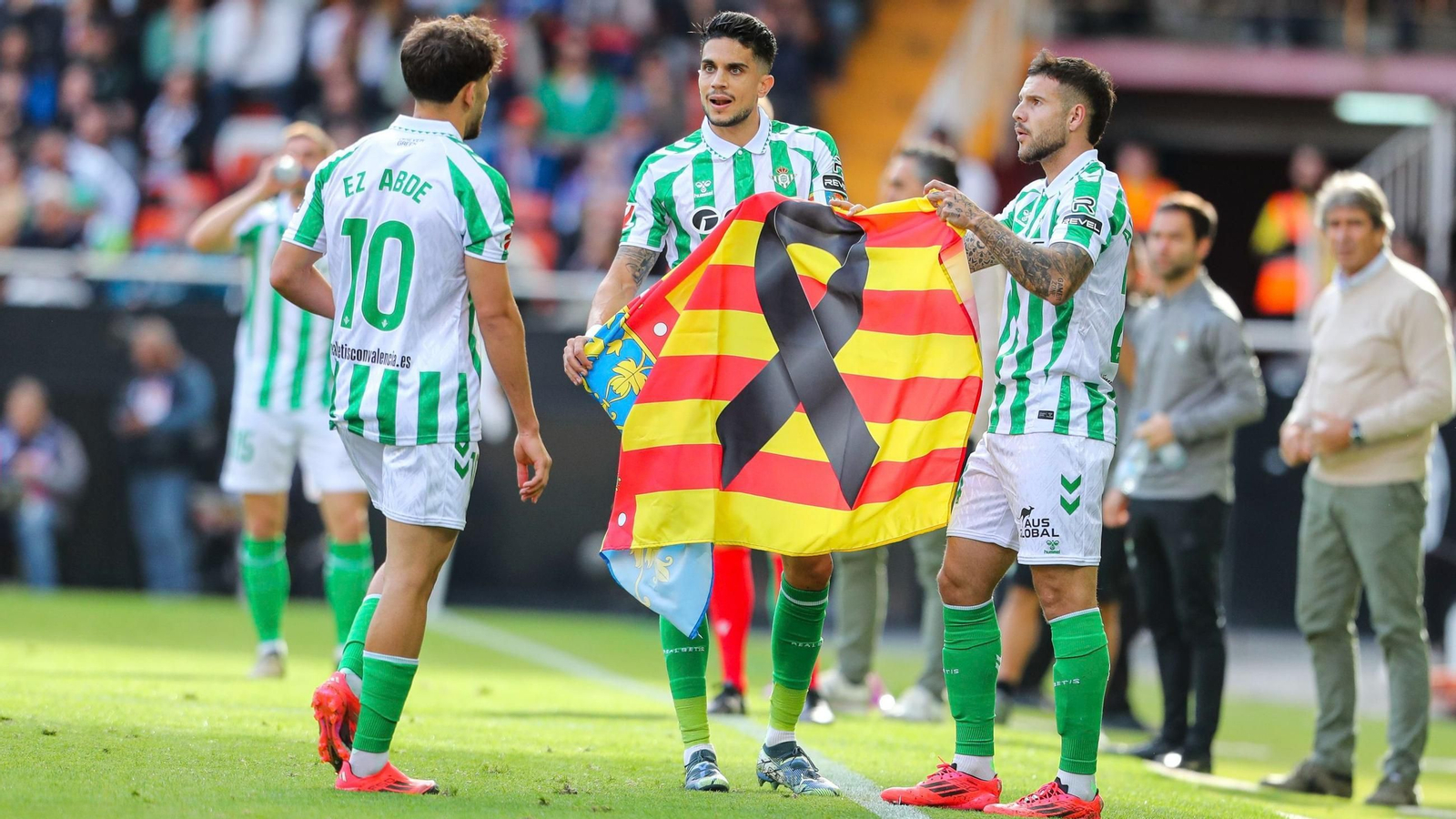 Imagen del último Valencia-Betis de la pasada campaña.