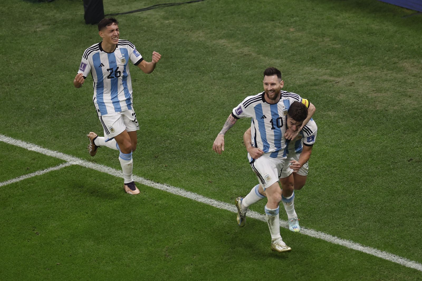 Las fotos de Messi contra Croacia