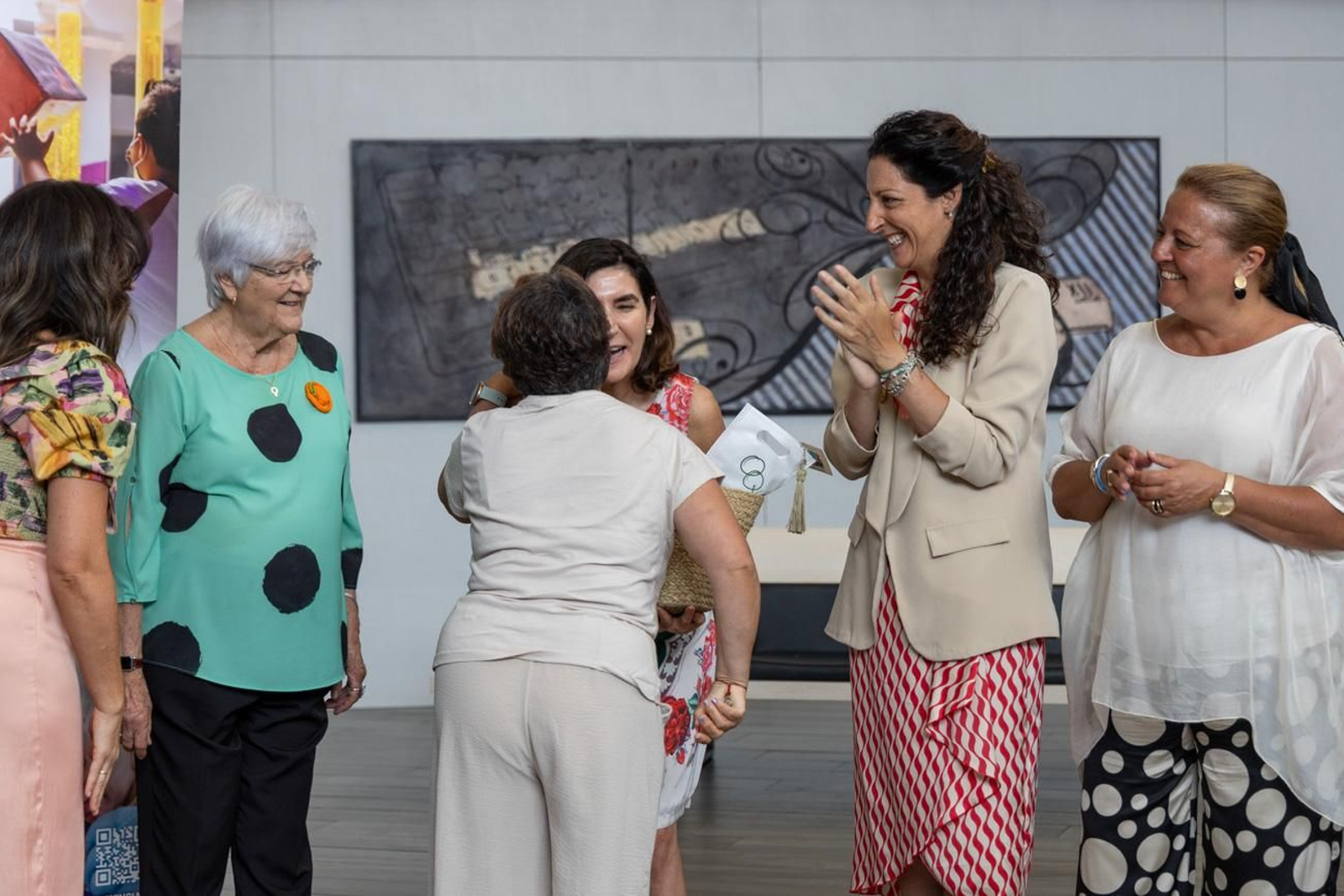 Visita de la consejera a las instalaciones de Aprompsi
