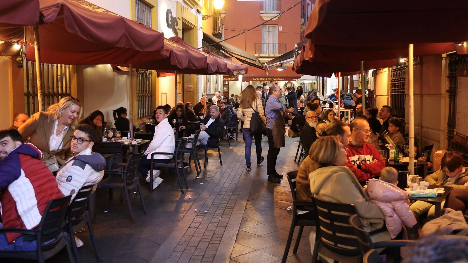 Estado que presentaban algunos bares del centro de la ciudad.