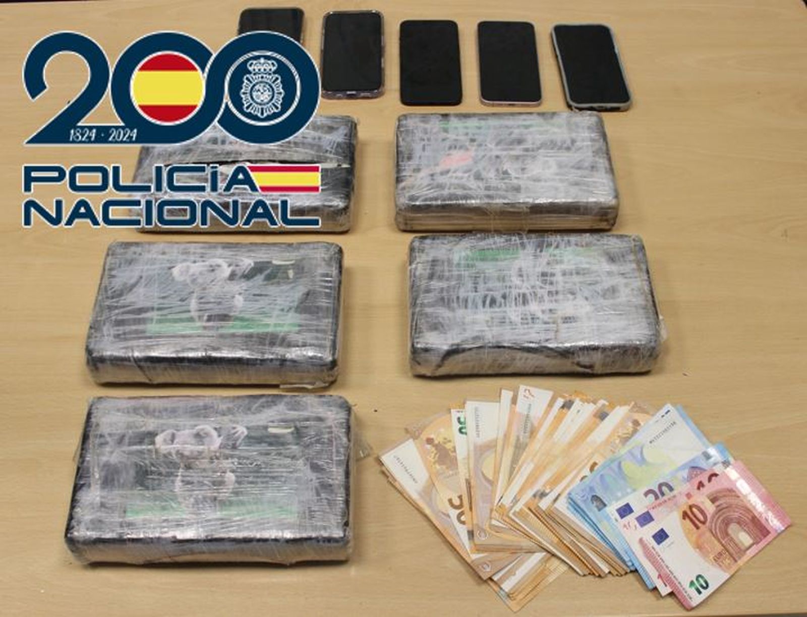Cocaína intervenida durante la actuación en la zona Norte de Granada
