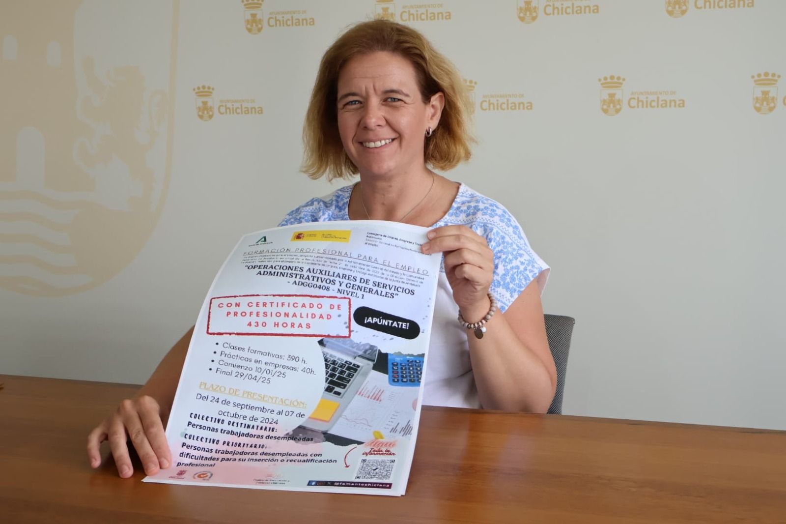 Manuela Pérez, en la rueda de prensa, sobre esta actividad.