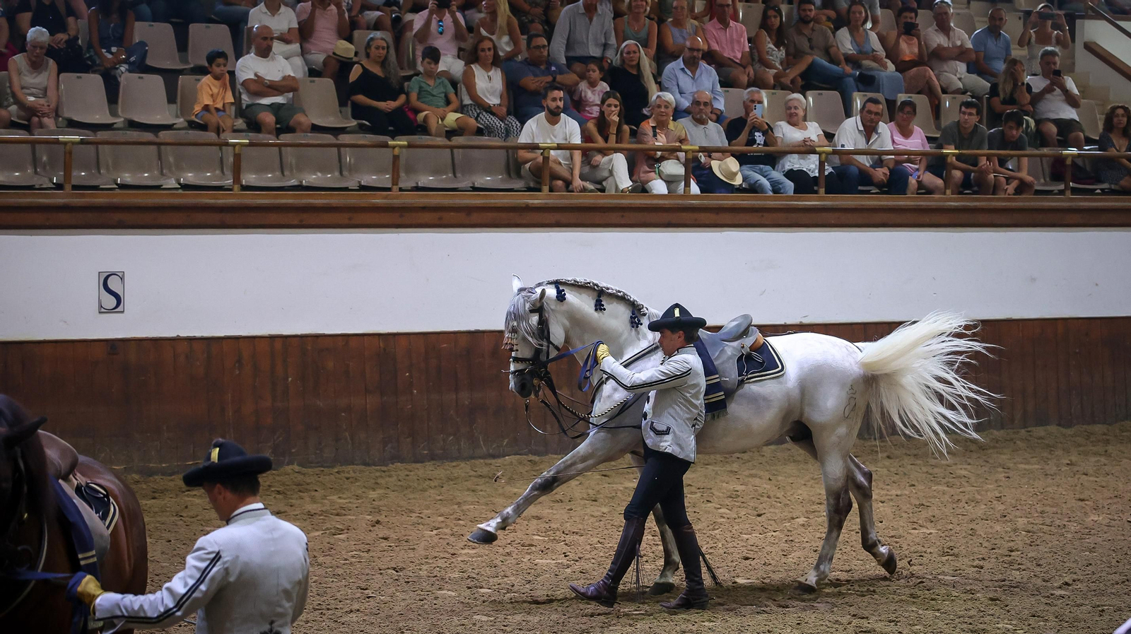 Celebración de un espectáculo reciente, en la Real Escuela de Jerez.