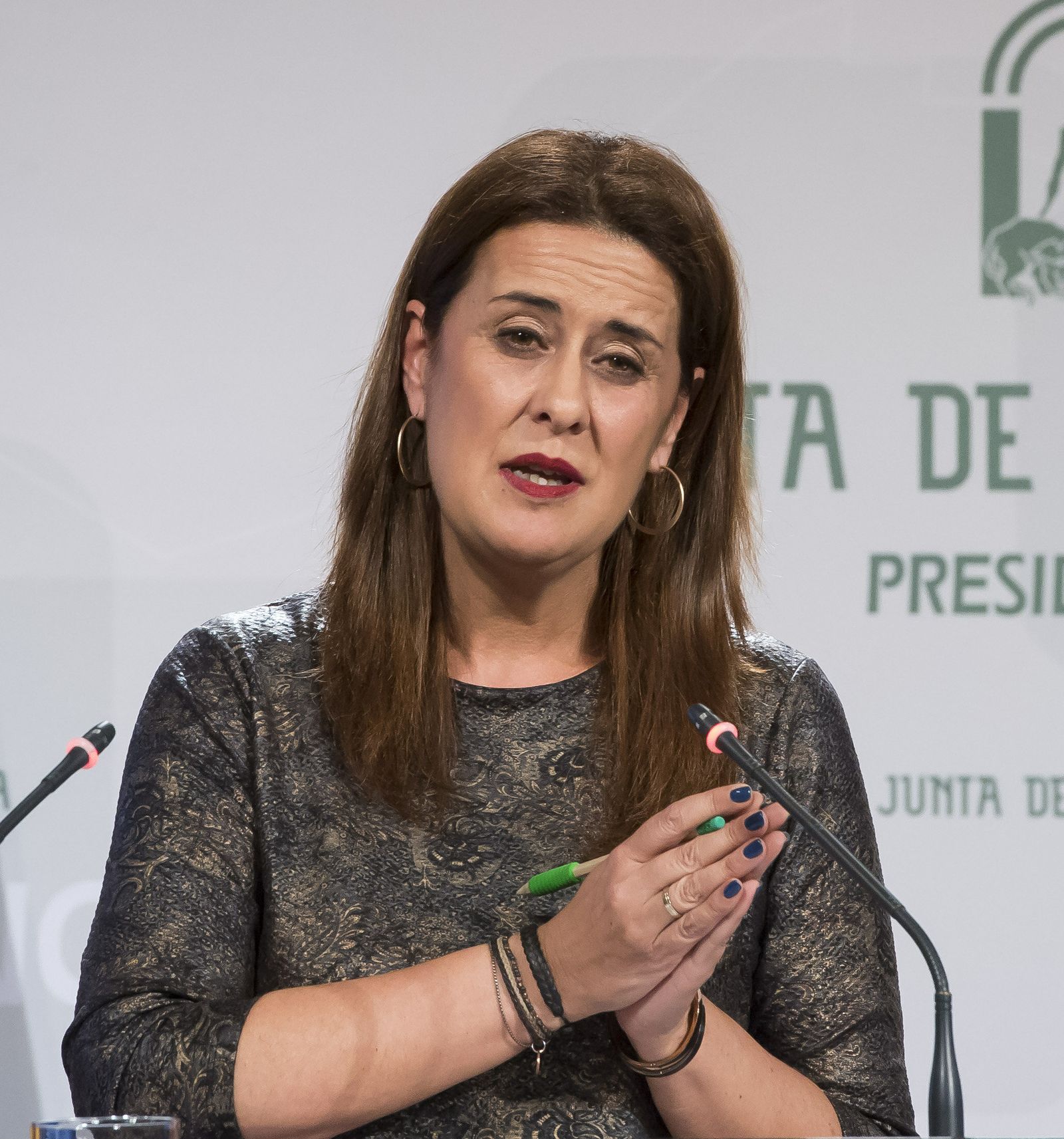 Sonia Gaya durante su etapa en el Ejecutivo andaluz.