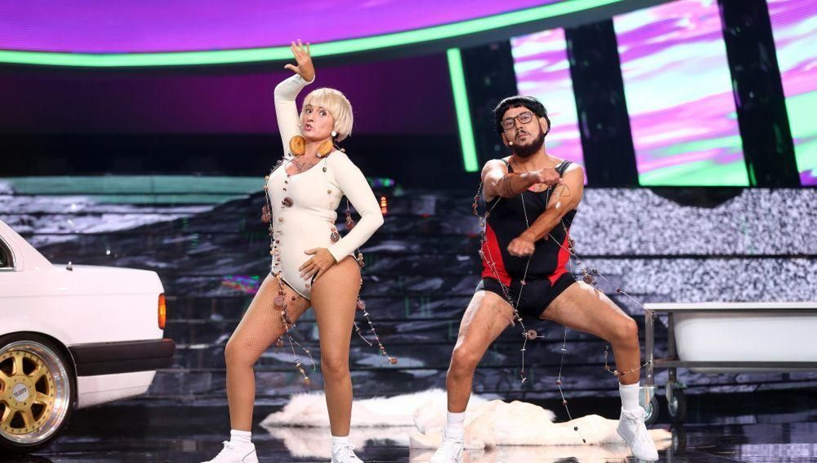 Silvia Abril y José Corbacho con 'Cómeme el donut', su número de esta noche