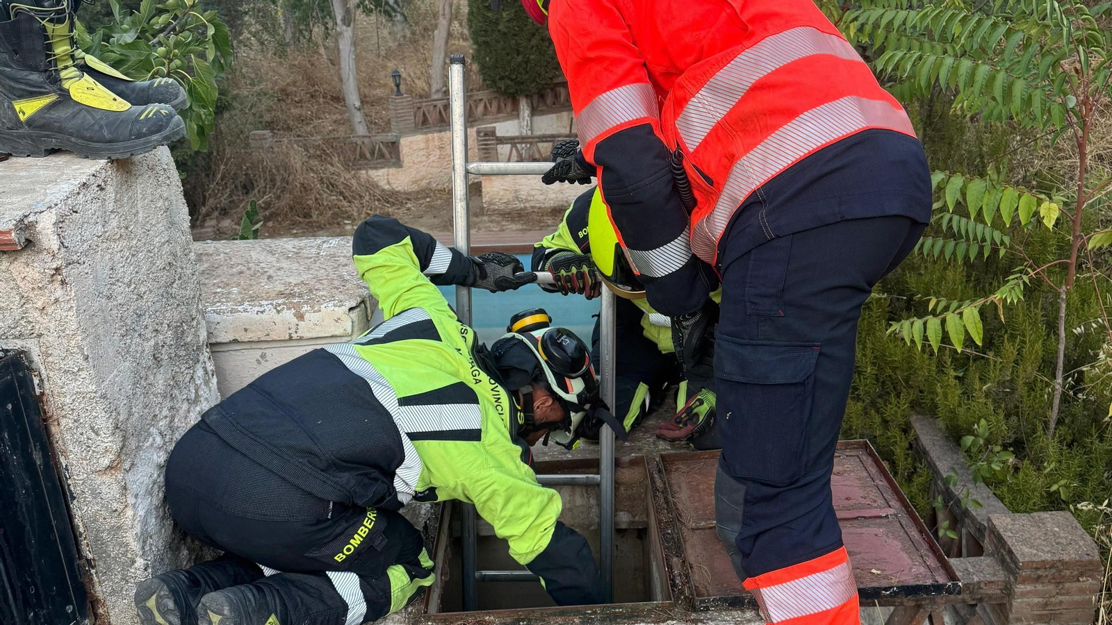 Rescate en el aljibe