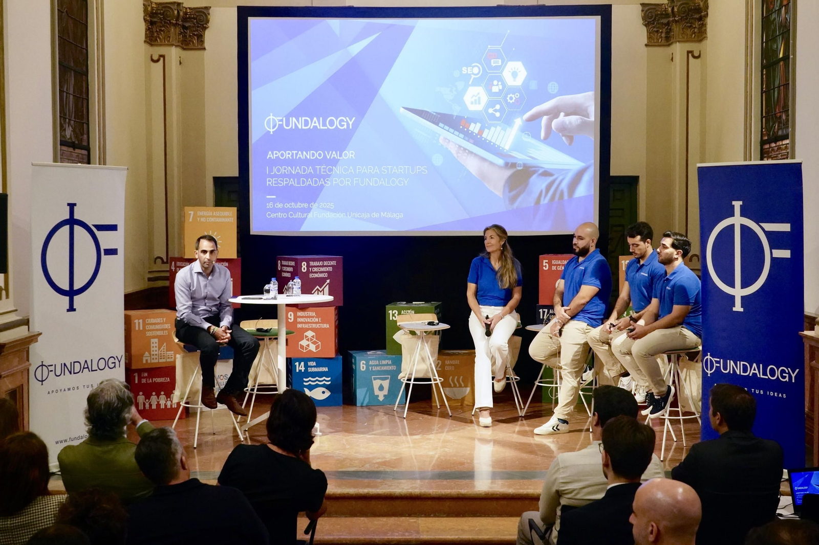 Jornada técnica organizada por Fundalogy en el Centro Cultural Fundación Unicaja de Málaga.
