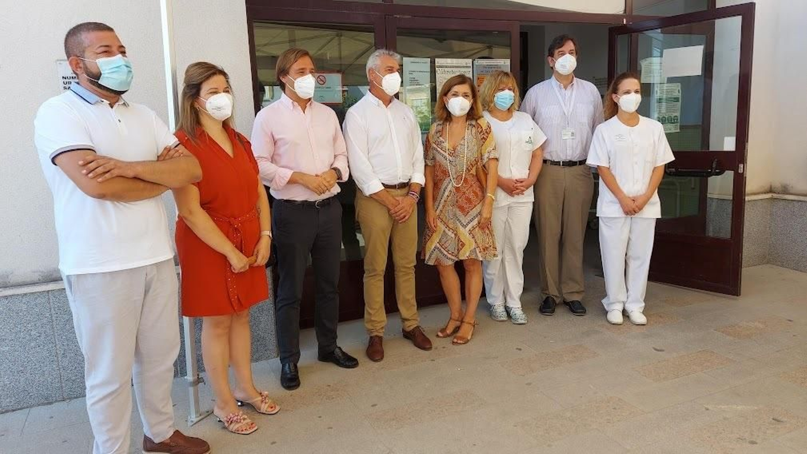 Visita institucional al centro de salud de Fernán Núñez.