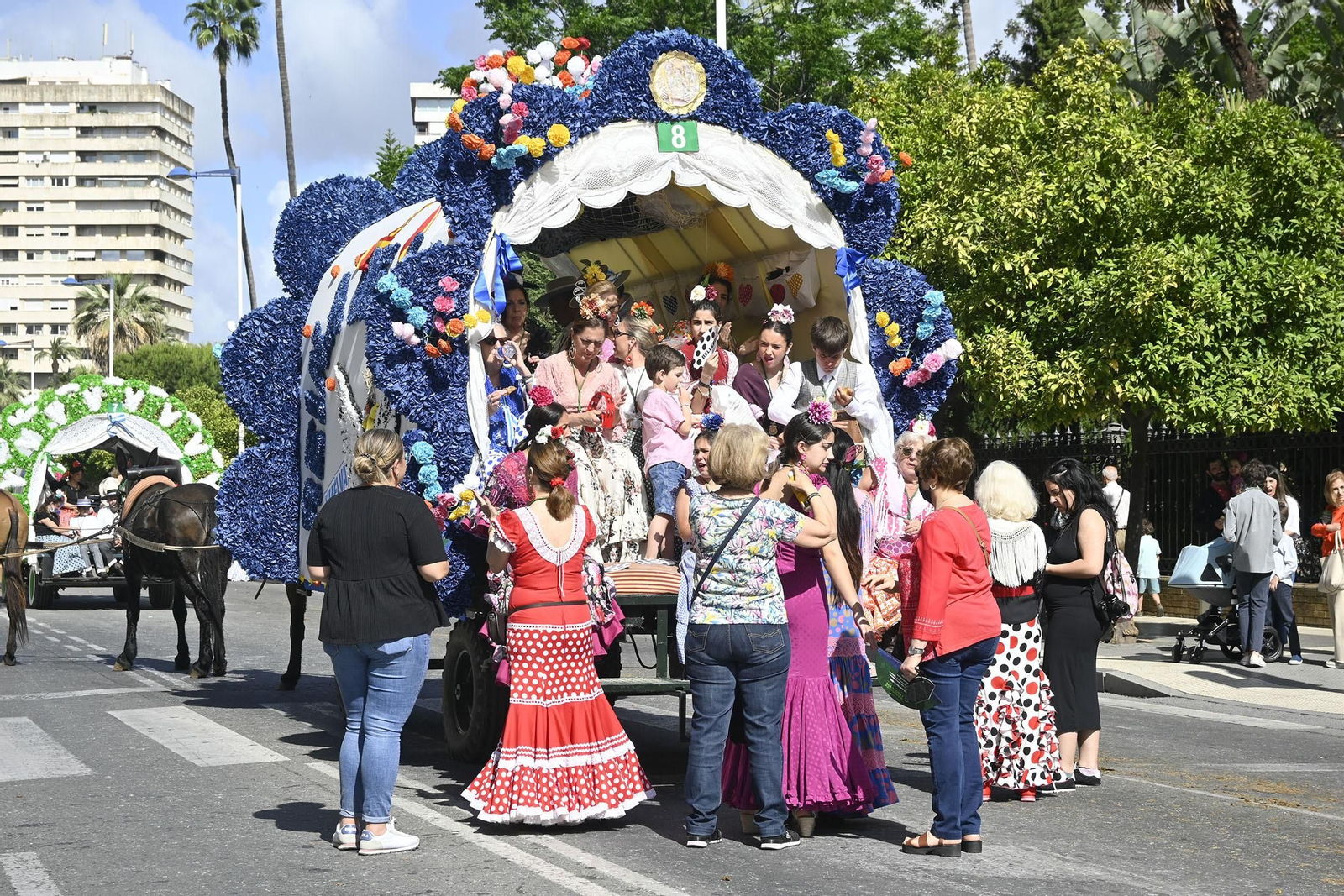 Todos los rocieros de la comitiva de la Hermandad de Huelva, en imágenes
