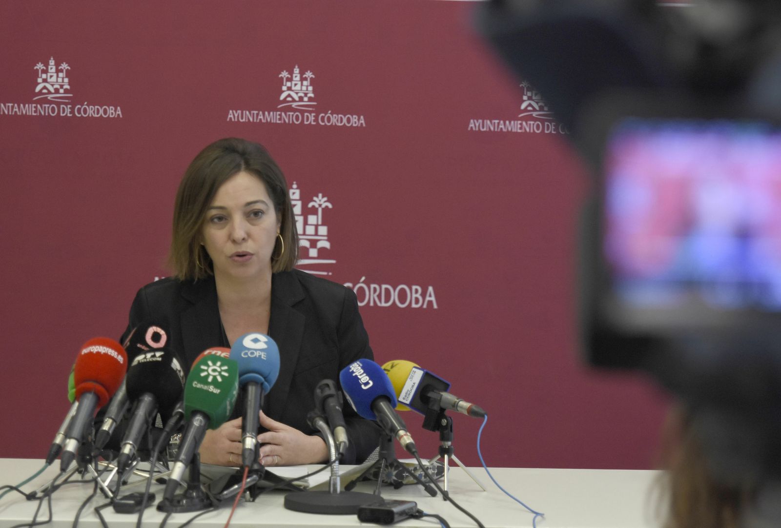 Ambrosio, en rueda de prensa.