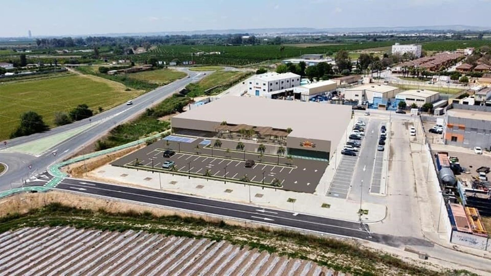 Recreación de cómo será el nuevo centro de ocio de La Rinconada.