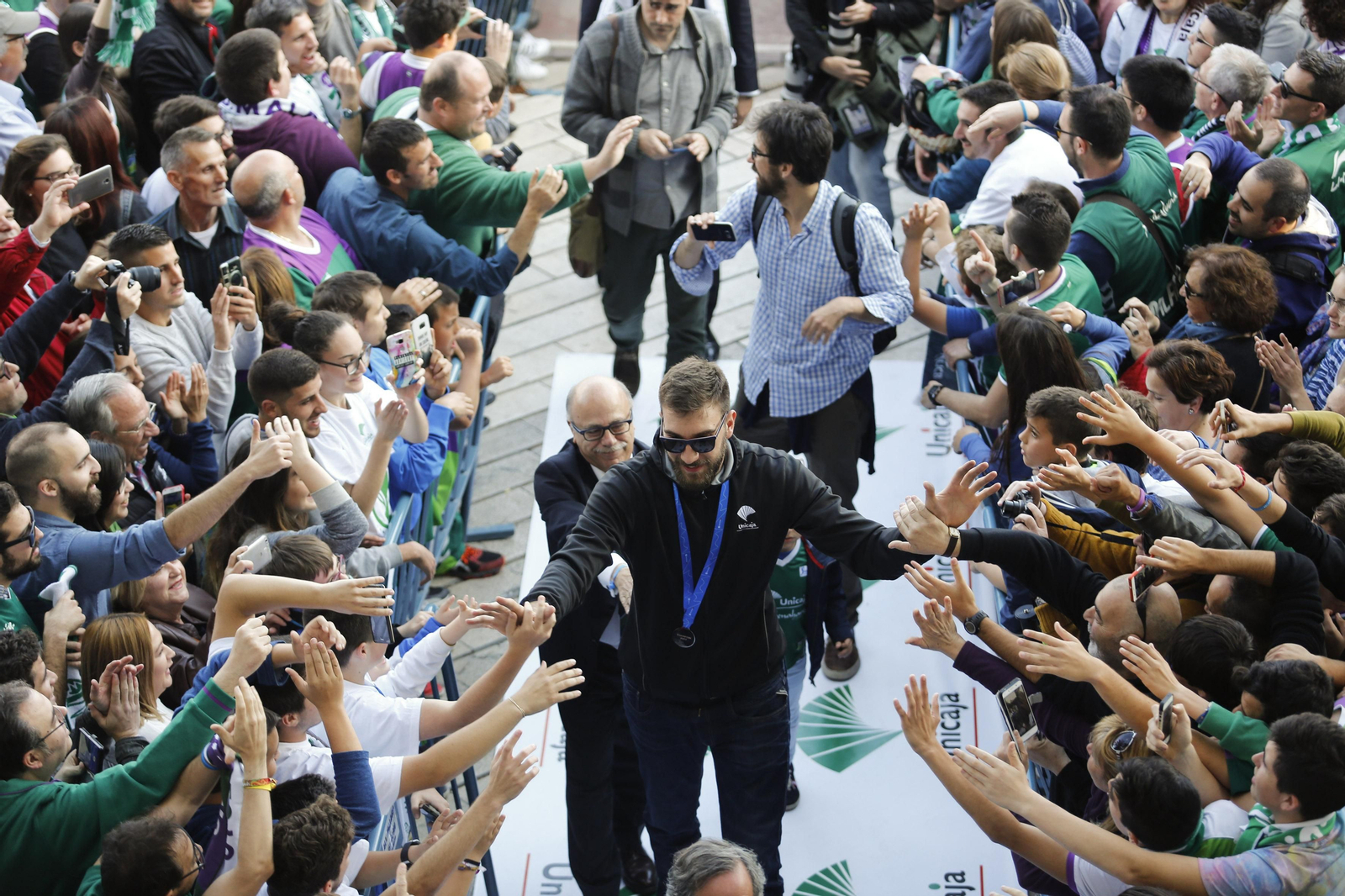 La era de Eduardo García como presidente del Unicaja, en fotos
