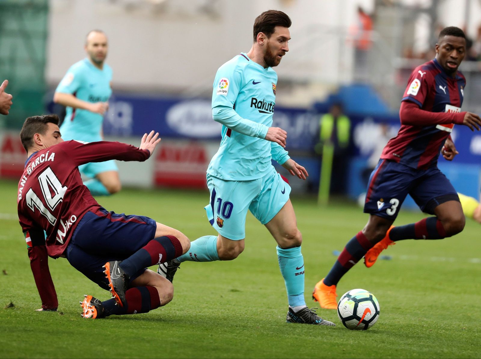El Eibar-Barcelona, en imágenes