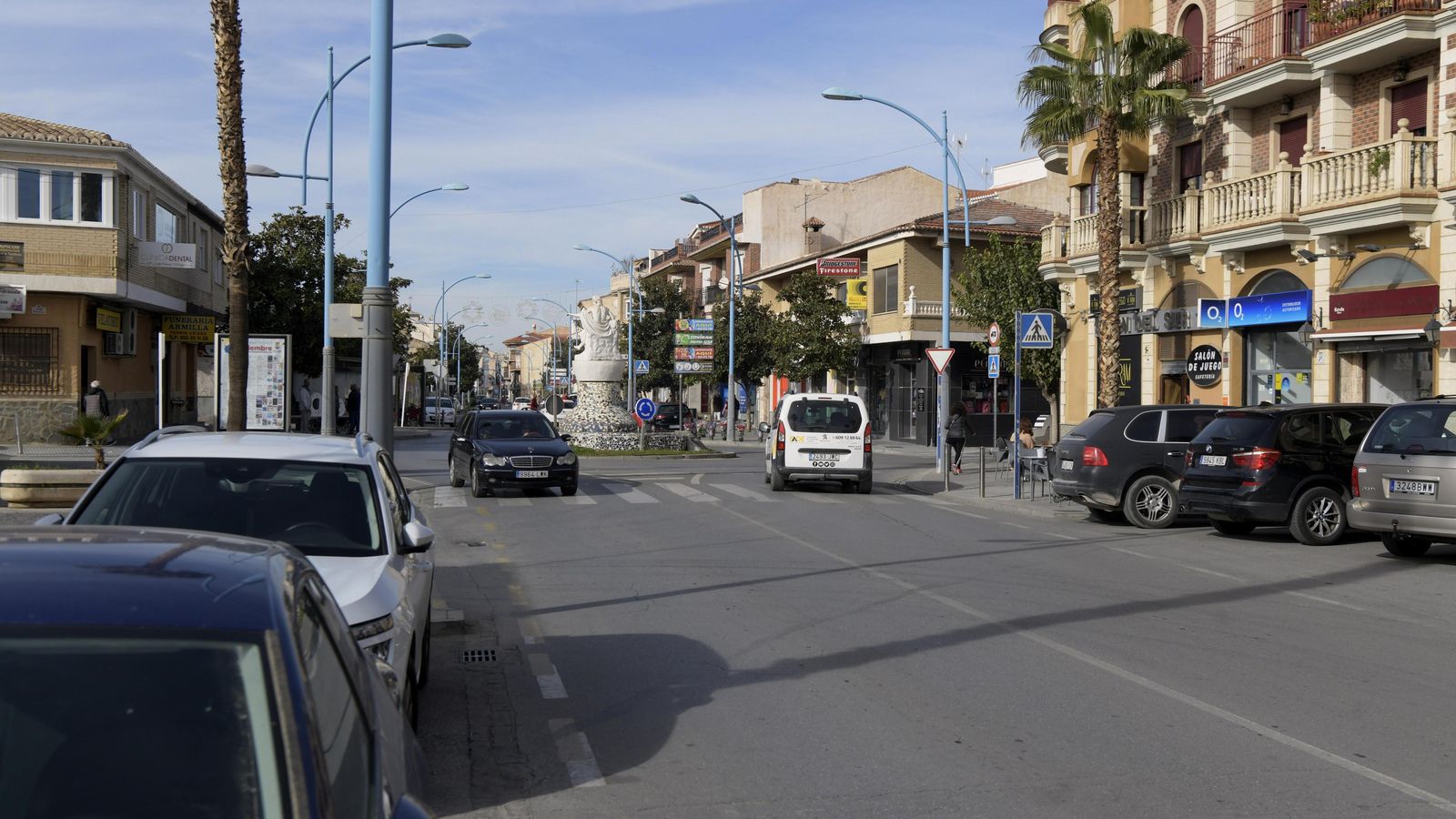 Zona en la que se instalará la parada Churriana de la Vega en la expansión Sur del Metro