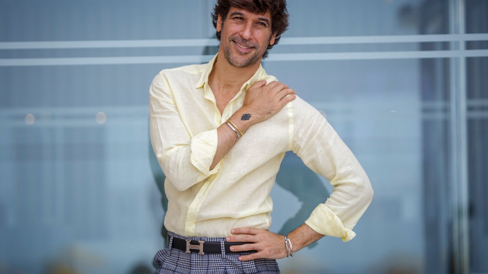 Manuel Lombo posa para la entrevista realizada en Cádiz.