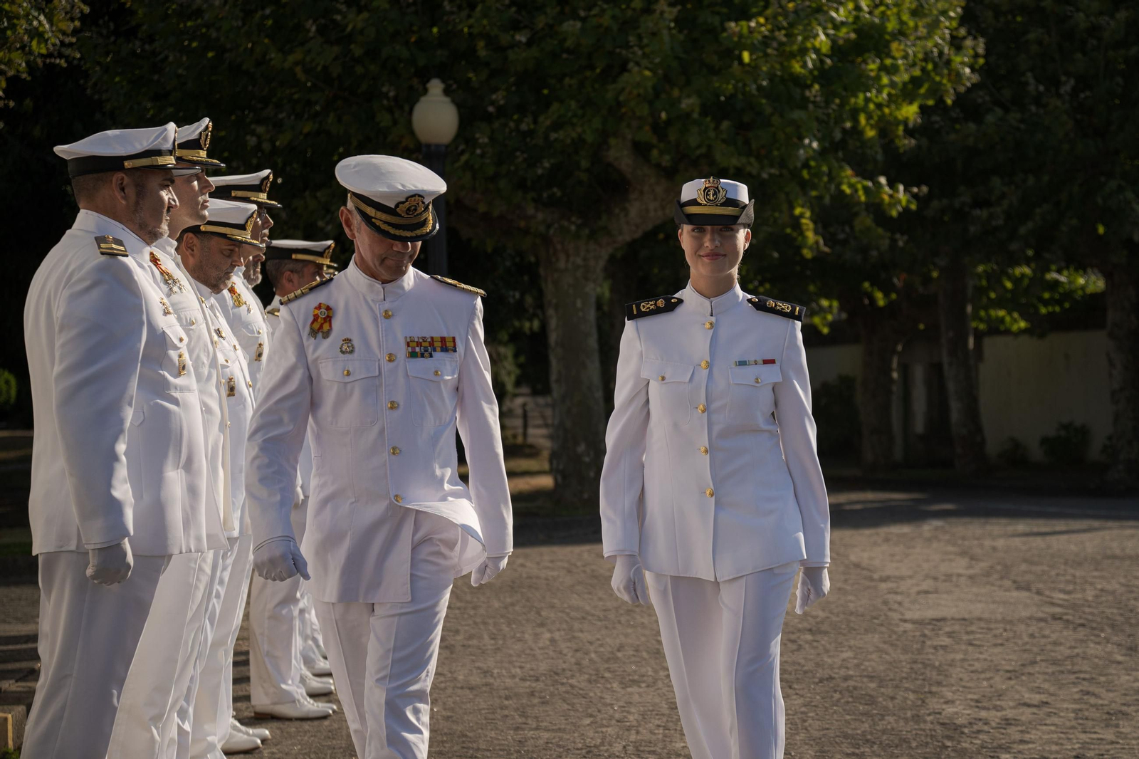 Las fotos del ingreso de la Princesa de Asturias en la Escuela Naval de Marín