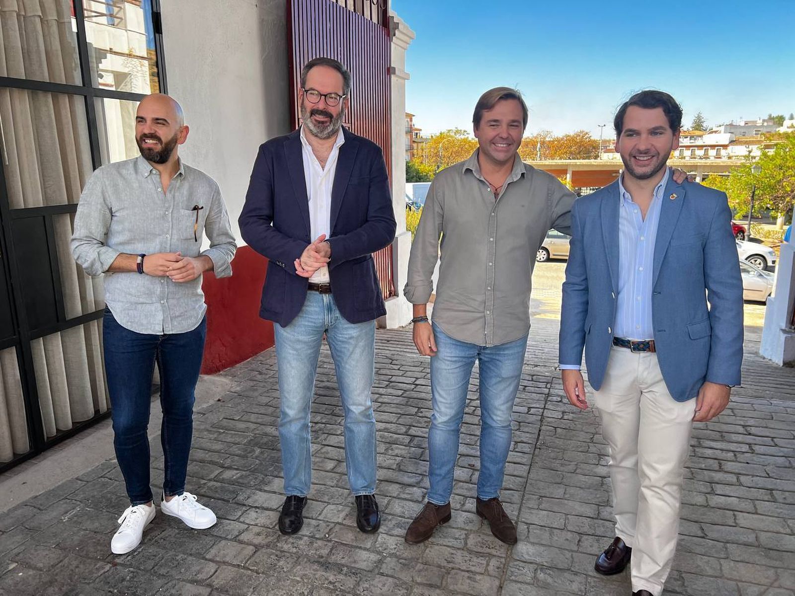 Antonio Repullo, en Cabra, apoyando la candidatura de Fernando Priego.