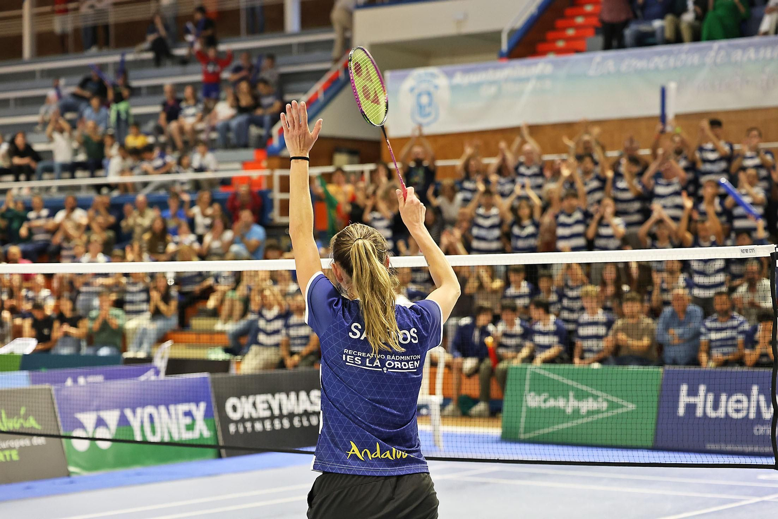 Imágenes de la final de liga de bádminton entre el IES La Orden y La RInconada