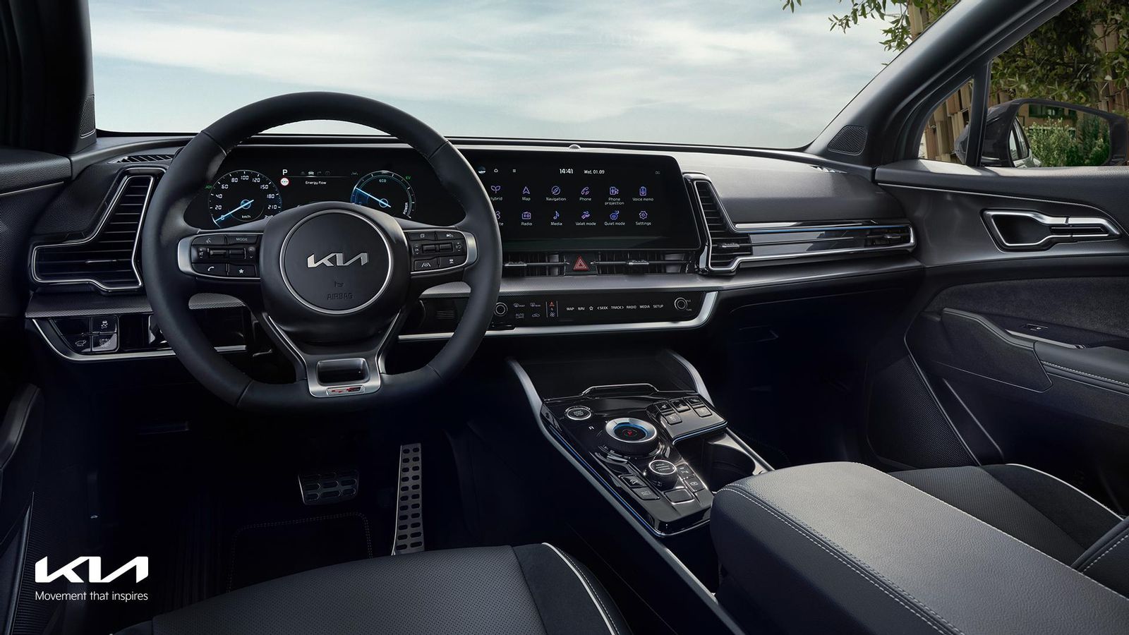 El interior tiene un innegable aire de sofisticación y con un muy buen nivel de calidad percibida.