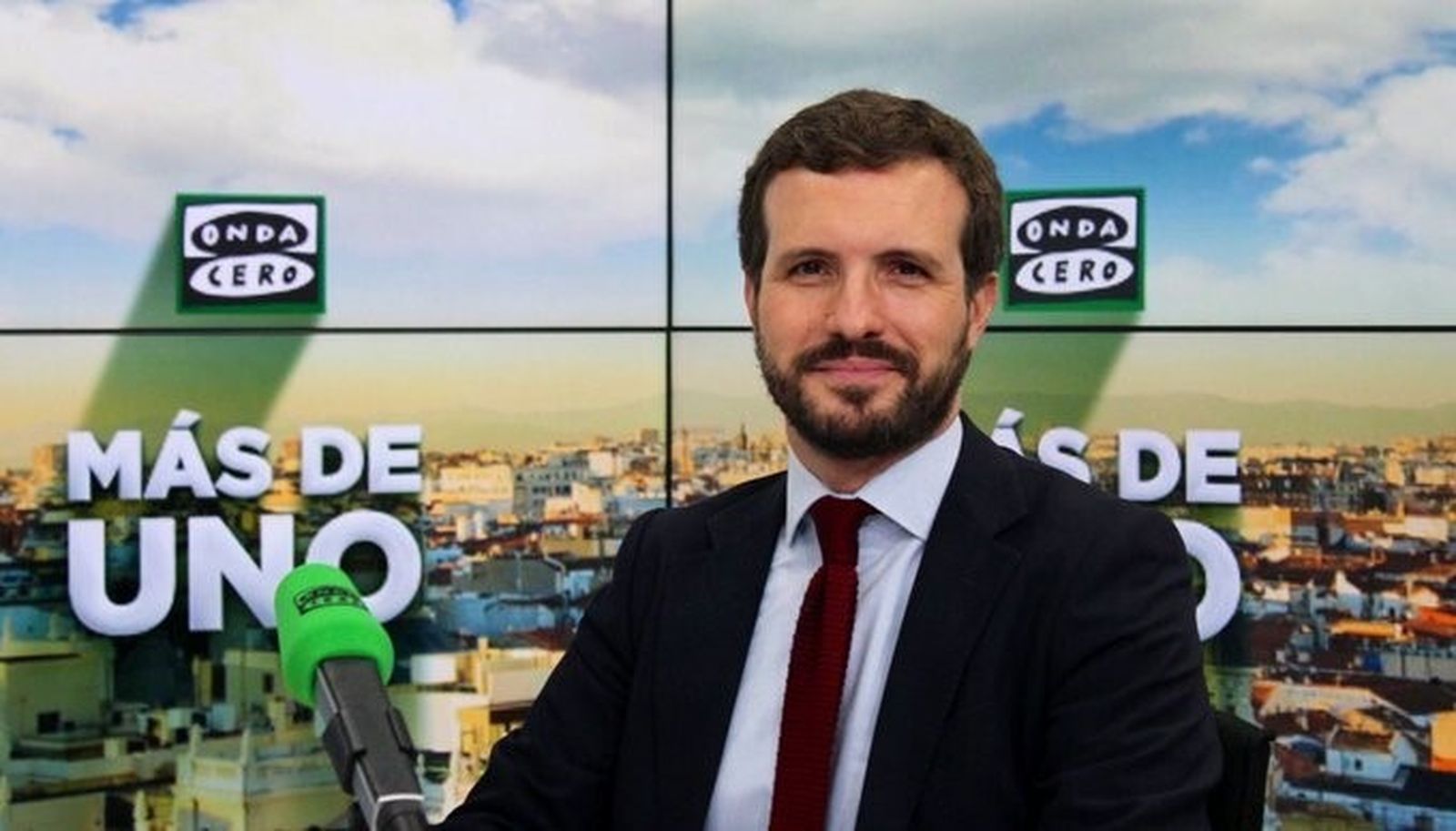 Pablo Casado, durante la Entrevista en Onda Cero